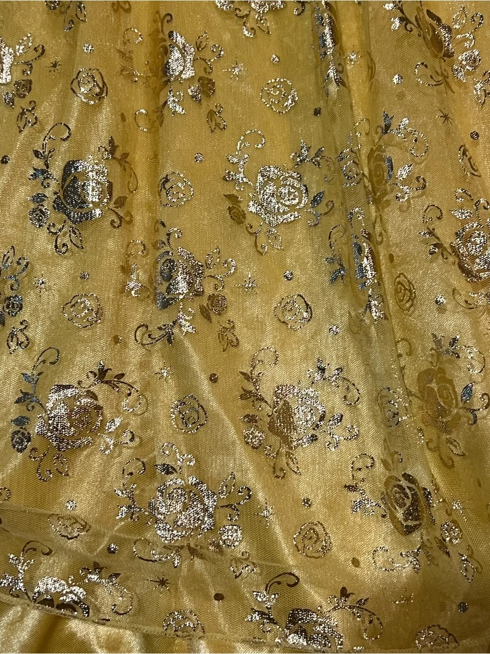 Disney Princess Belle Beauty and Beast Fantasy Nightgown Costume Size Large